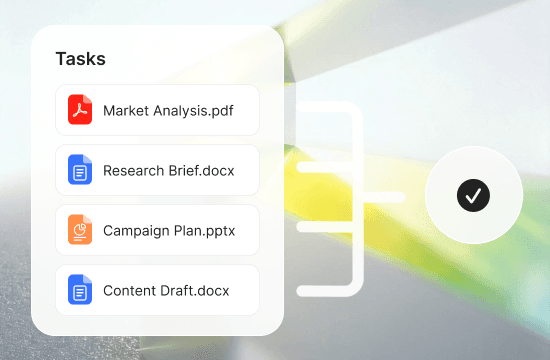 Bulk task handling preview