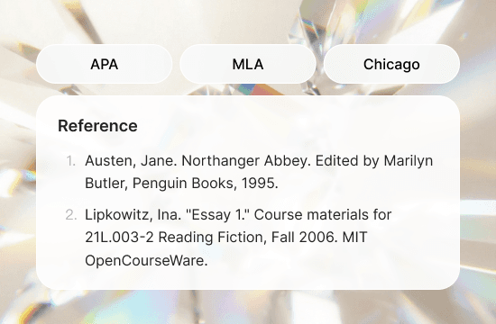 Citation generator preview