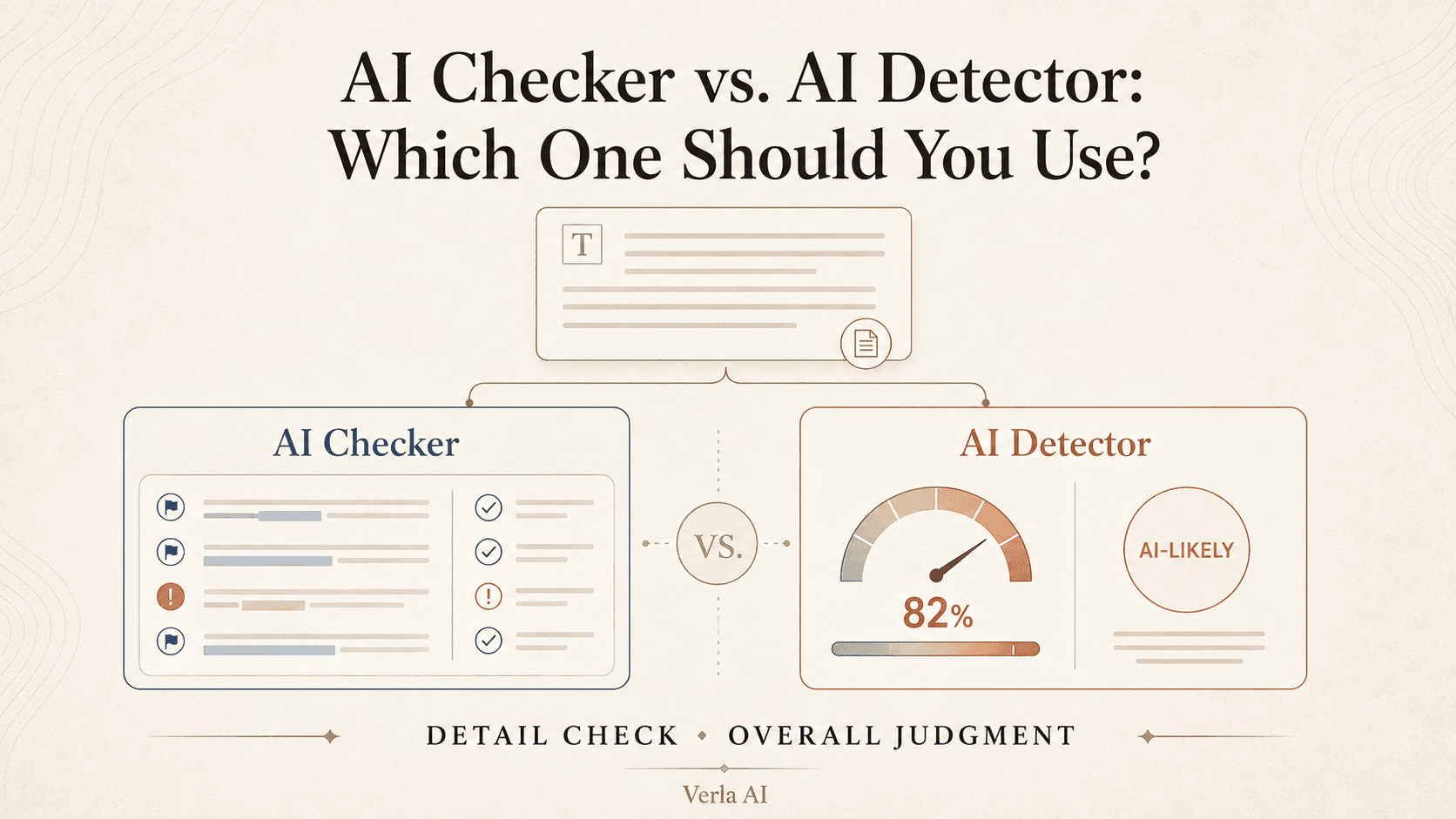 AI Checker vs. AI Detector: How to Choose the Right Tool